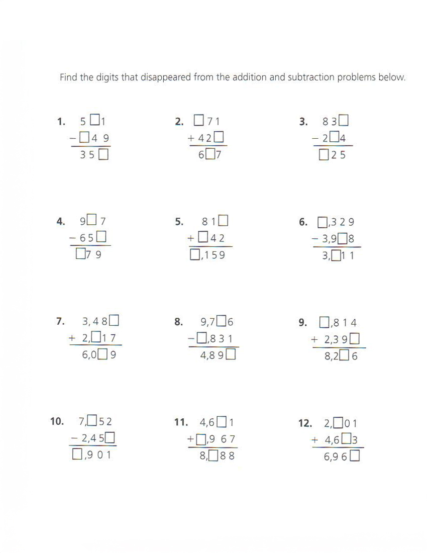 Math Level 4 – Ages 8–10